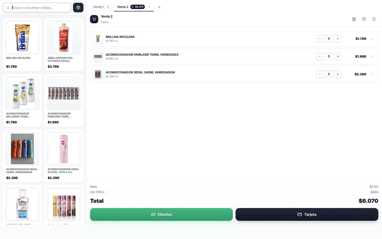 Sistema Punto de Venta desarrollado por DibWeb Studio